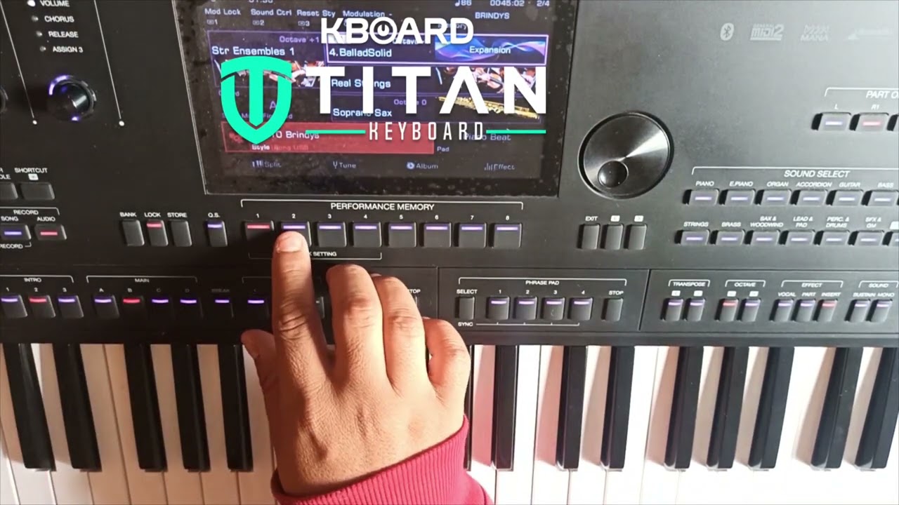 RITMO BRYNDIS TITAN KBOARD AKX10 MEDELI