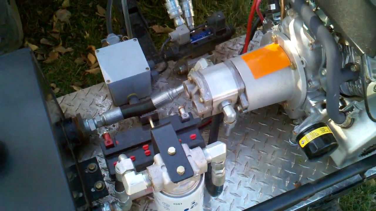 Hydraulic ATV snowblower