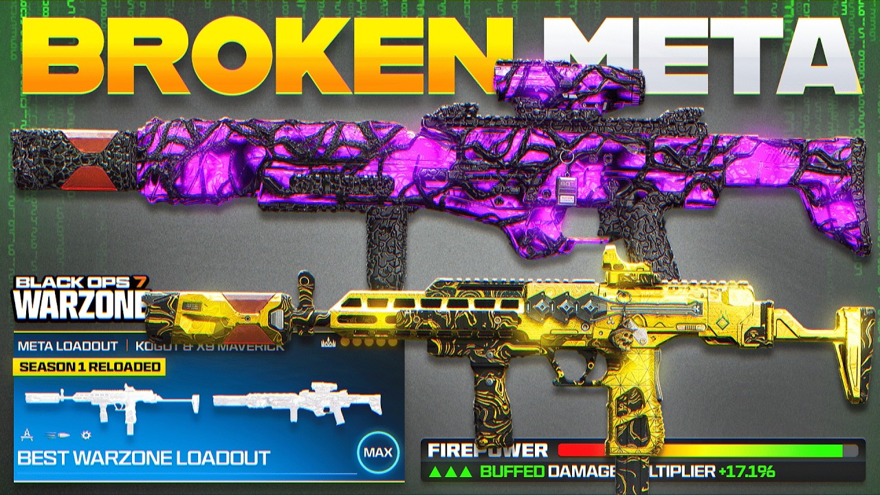 the *NEW* BEST BROKEN WARZONE META LOADOUT RIGHT NOW! (Best COD WZ BO7 Meta Loadouts)
