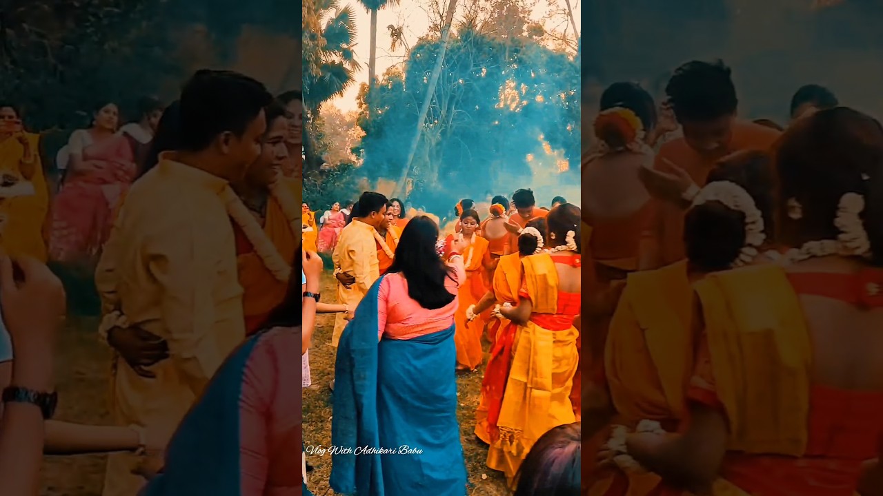 faguner mohonay 💝 bengali song status || Basanta Utsav 2024 || Holi Special Dance || #shorts #viral