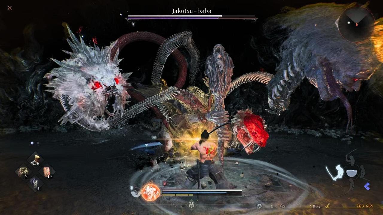 Nioh 3 Jakotsu-Baba Boss Fight - The Fastest Soulslike Feels Even Faster ( PS5 Pro )