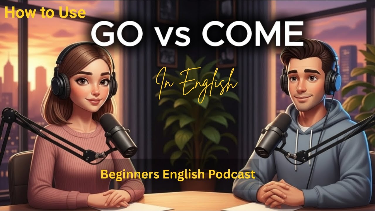 How to Use GO vs COME in Everyday English | Real Conversation Practice (A2–B1) | English Podcast