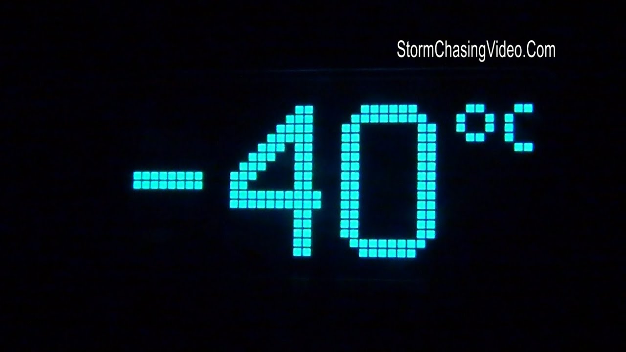 02.01.2014 Интернатоинл-Фолс, Миннесота -40F Ниже нуля, видео-ролик