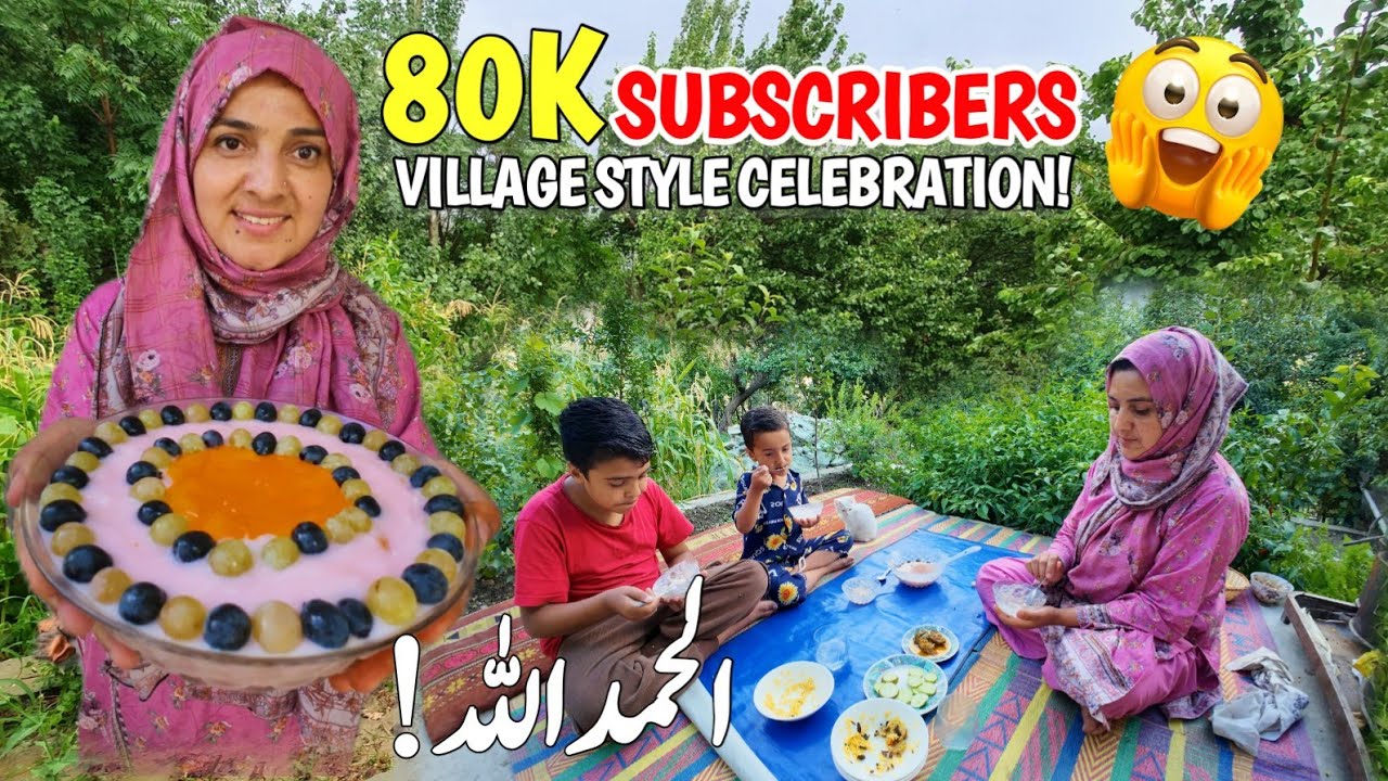 From Village Life to 80K Subscribers 🏡 | Family Celebration Vlog | YouTube Subscribers Vlog 