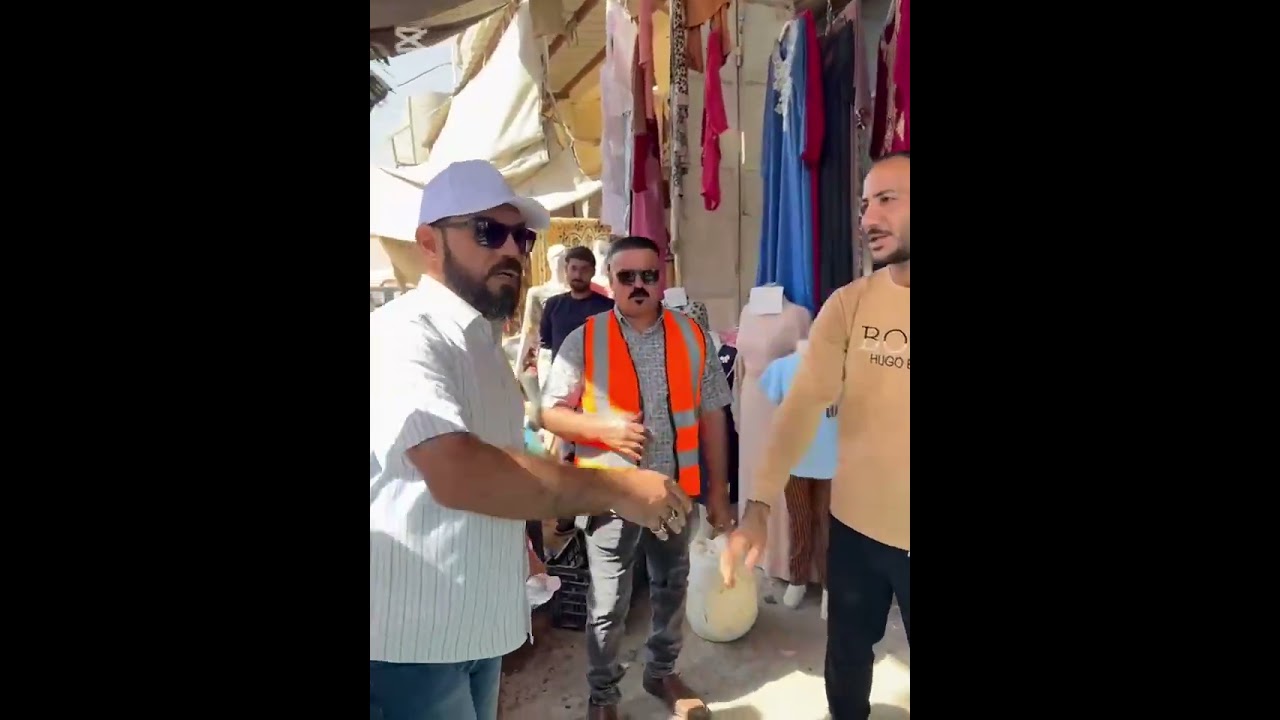 النجف الأشرف سوق الحديقة و شارع المدينة حملة