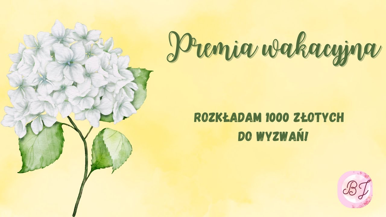 Premia wakacyjna - rozkładam pieniądze do wyzwań!