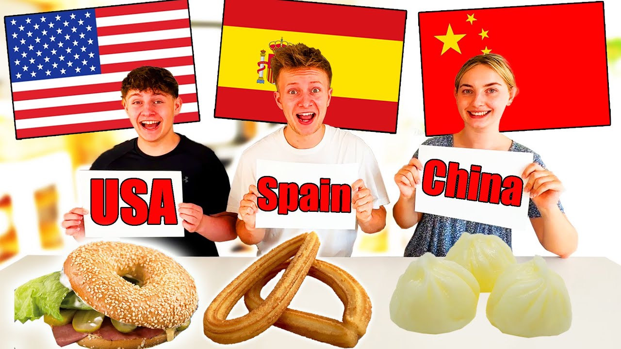 Essen aus Amerika VS China VS Spanien 🥓🥘🥞  @Ash5ive @Echtso @Chrissi @marieland TipTapTube UNCUT