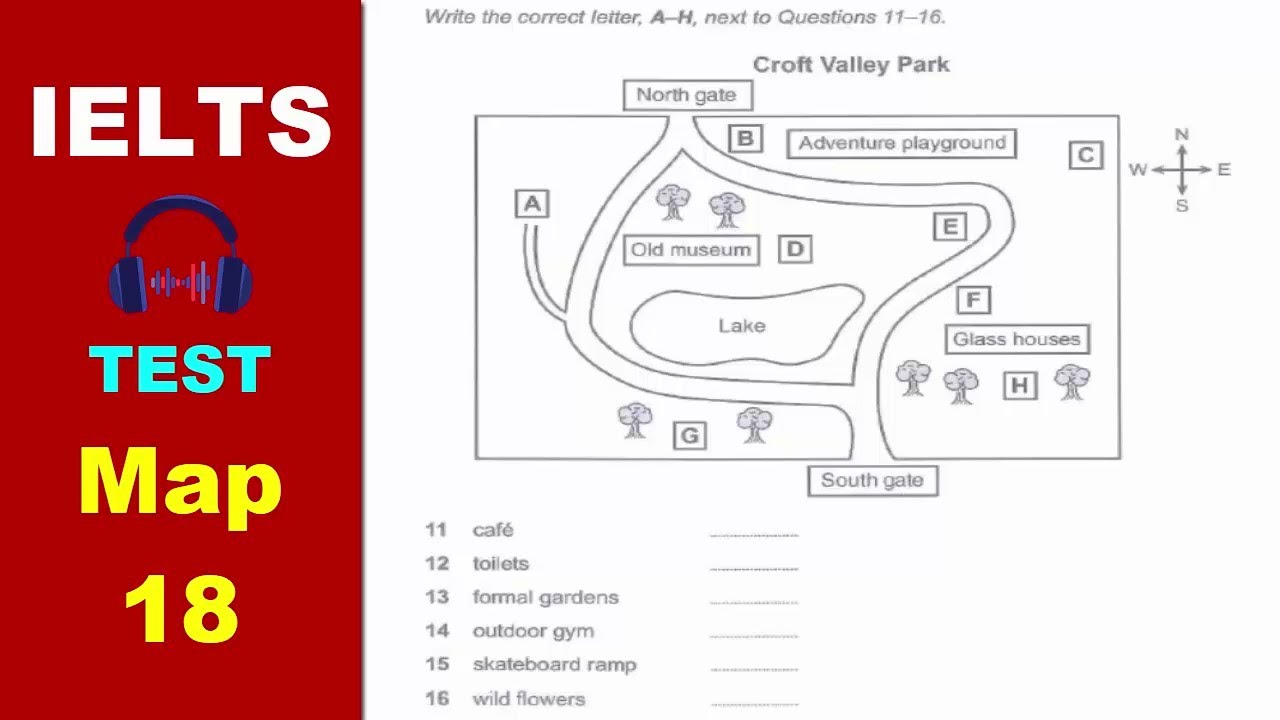 IELTS Listening Map 18: Answer with Diagram and Flowchart | IELTS New Listening Test
