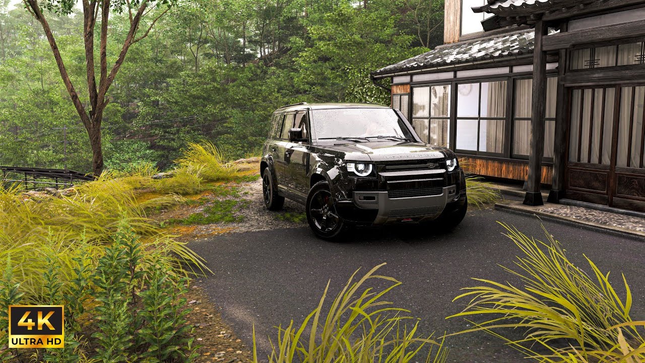 Forza Horizon 6 Land Rover Defender 110 X | Japan Mountains & Trails | Steering Wheel Gameplay 