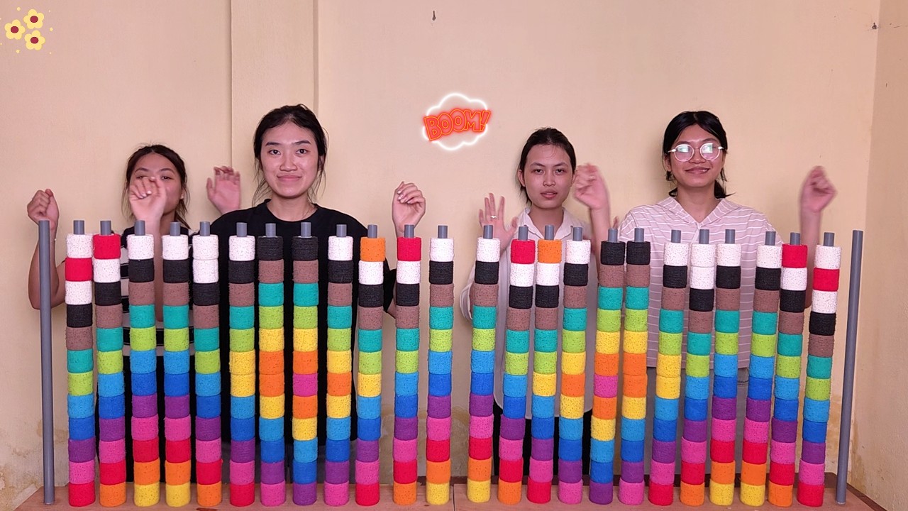 ⚔️ Team Face-Off! Color Ball Sorting Challenge 🌈🔥
