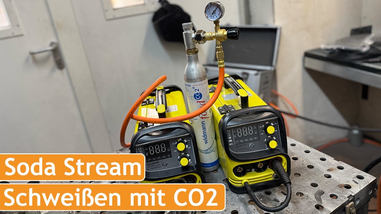 Sodastream-Schweißset für verschiedene Geräte | Günstig MAG-Schweißen mit CO₂!