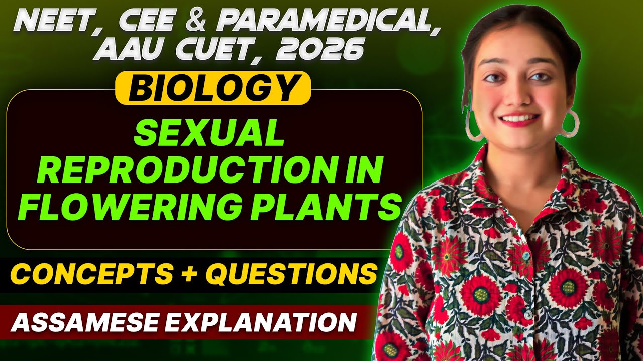 NEET +CEE  2026 Biology | Sexual Reproduction in Flowering Plants | Concepts + PYQs |Let's Approach