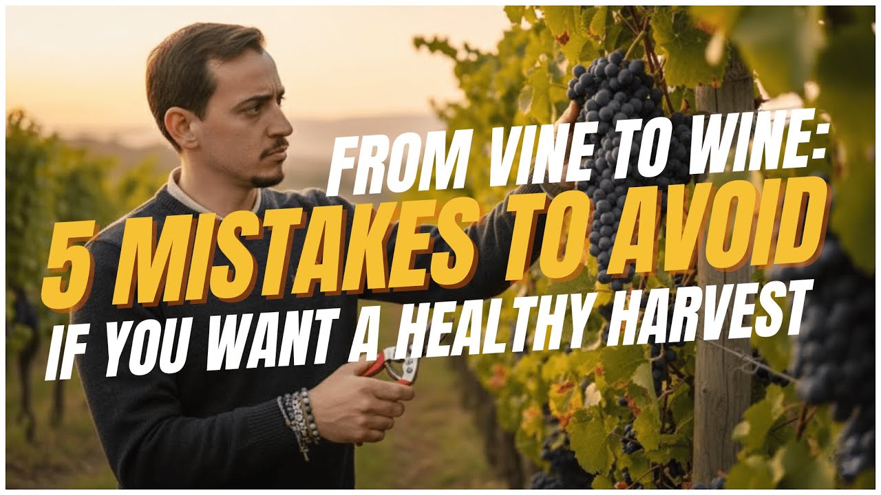 From Vine to Wine: 5 Mistakes That Ruin a Harvest (and How to Avoid Them)