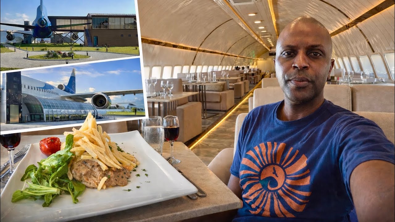 Luxury Lunch at MONT NDEKE, KINGANKATI's Airplane Restaurant!
