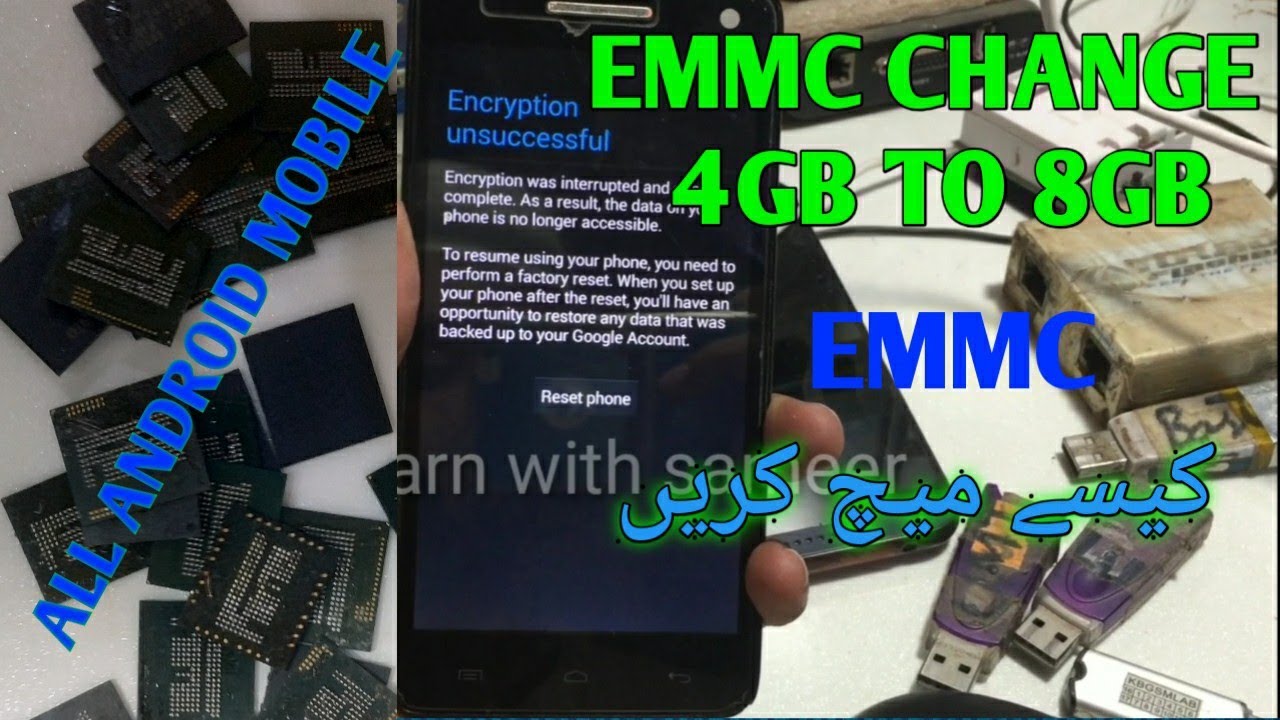 ALL ANDROID MOBILE EMMC Programming Change EMMC SK_hynix to Samsung Full Detail IN# URDU/HINDI