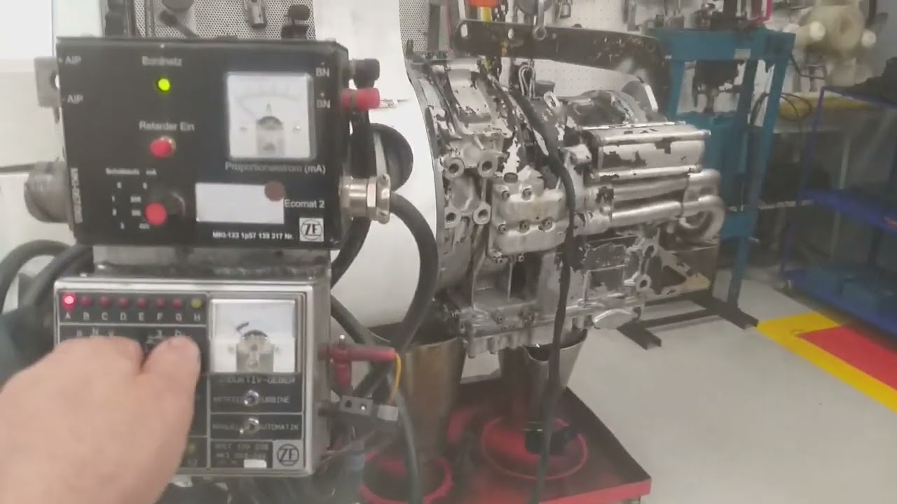 Efetuando um teste no câmbio automático ZF Ecomat