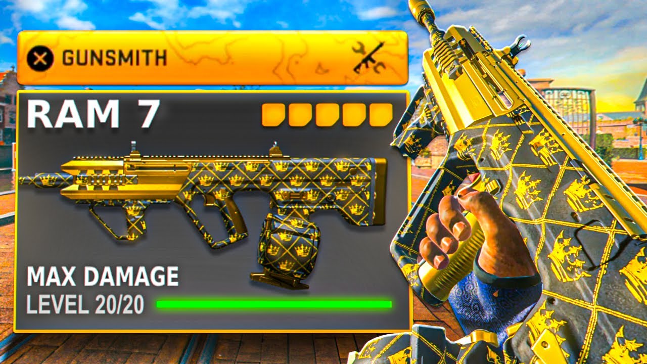 the ULTIMATE RAM 7 CLASS SETUP on WARZONE🔥! (Modern Warfare 3)