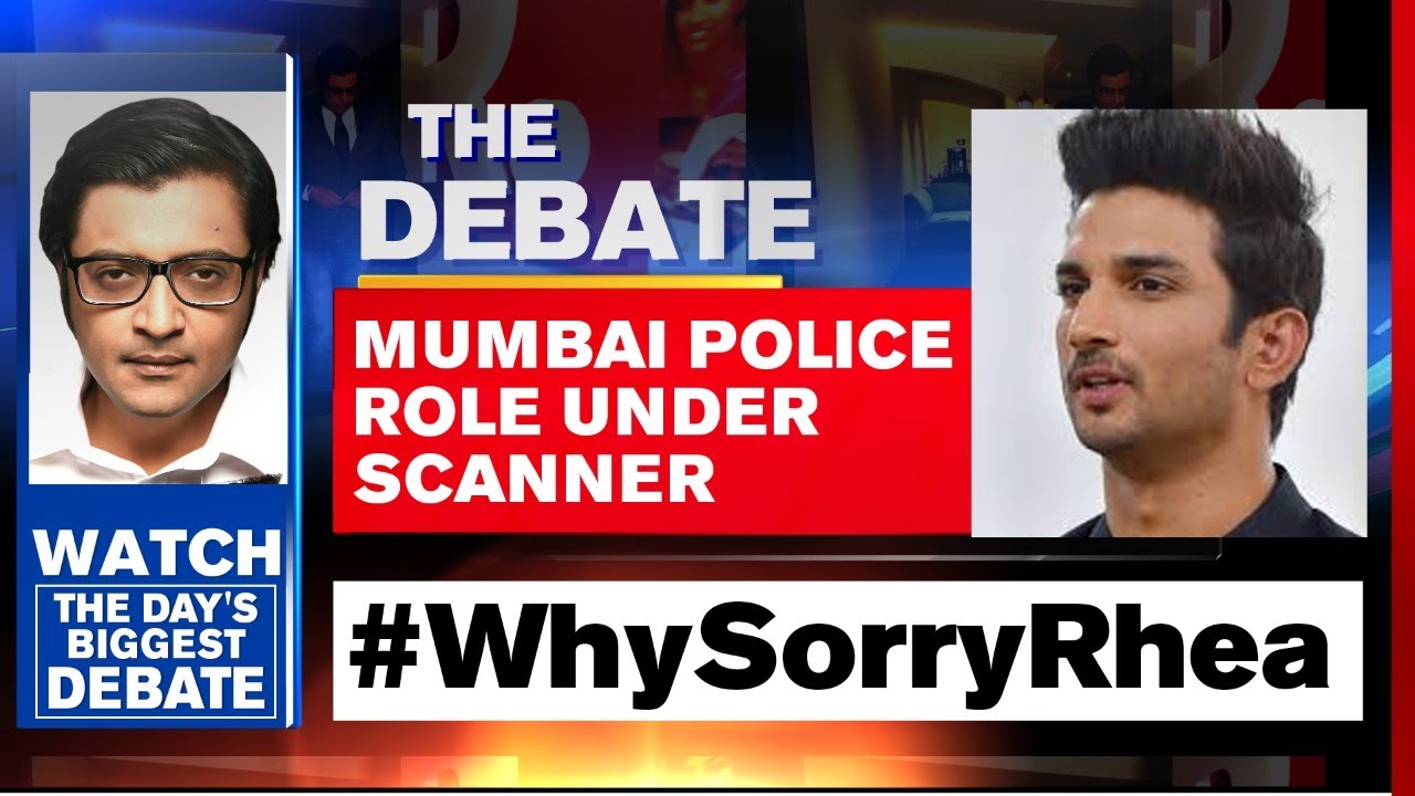 CBI Moves At Break Neck Speed, Mumbai Police Role Under Scanner | The Debate With Arnab Goswami