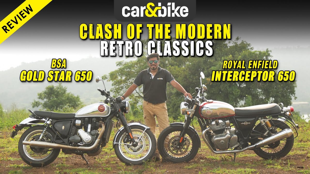 BSA Gold Star 650 vs Royal Enfield Interceptor 650: Battle Of The 650cc Modern Classics | Comparison