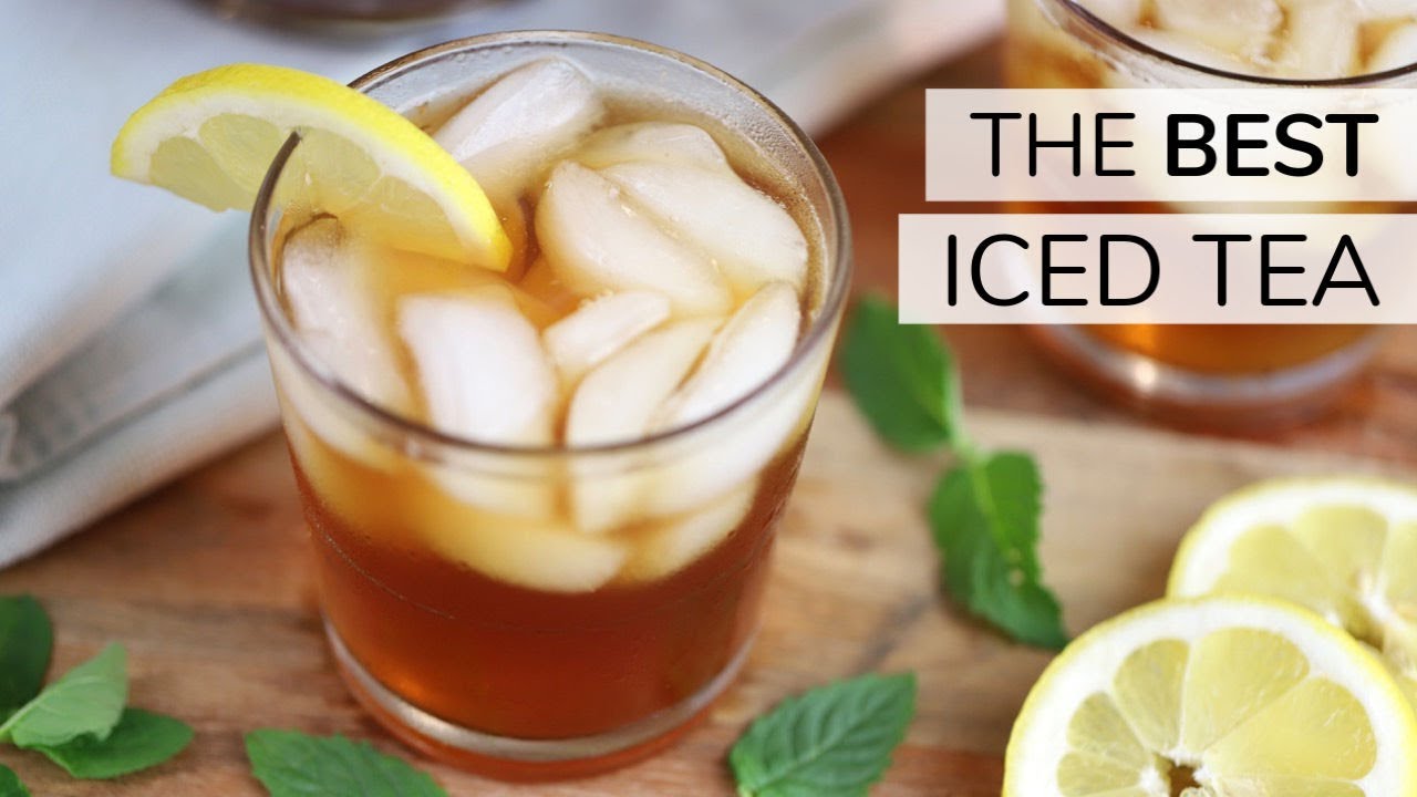 THE BEST ICED TEA | how to make cold brew iced tea