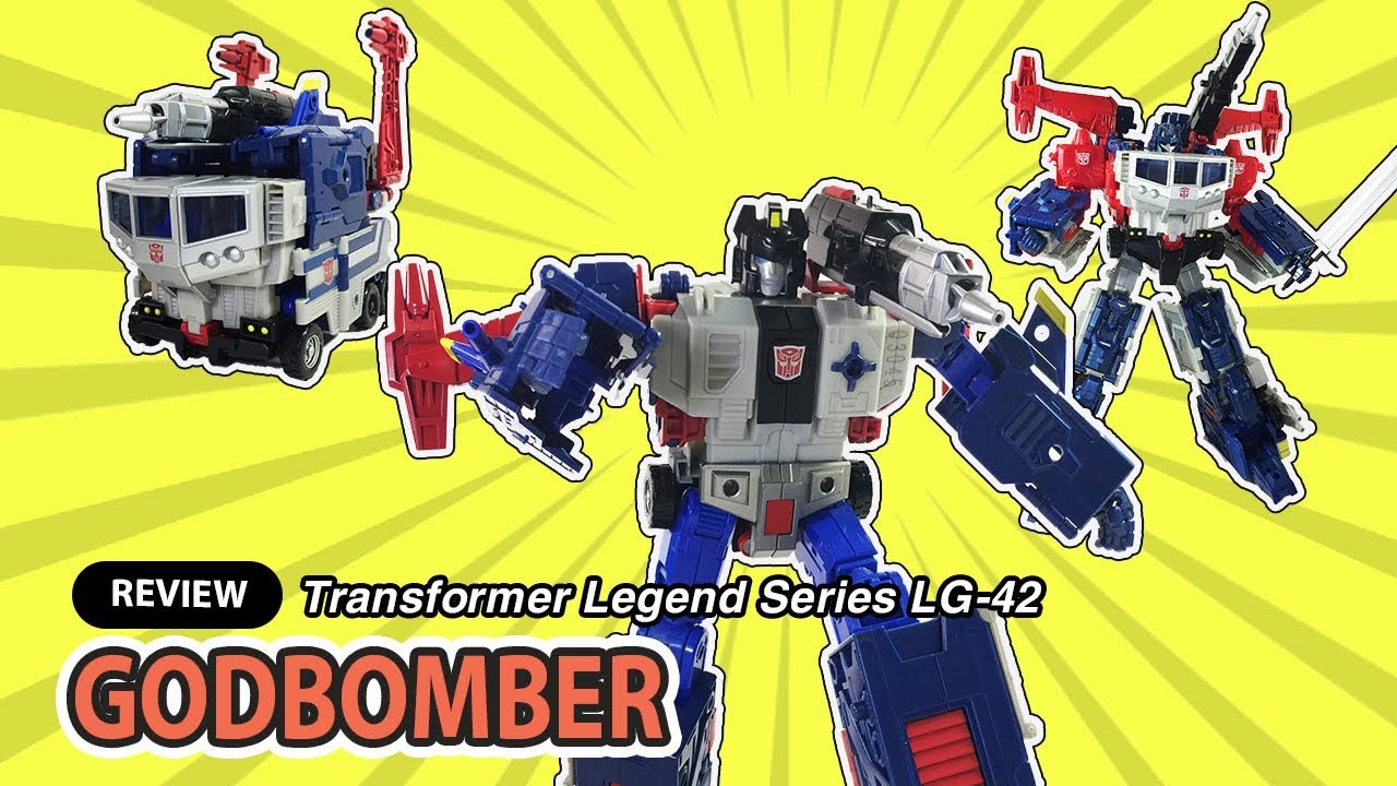 Transformer Legend series LG 42  Godbomber GodGinrai Review