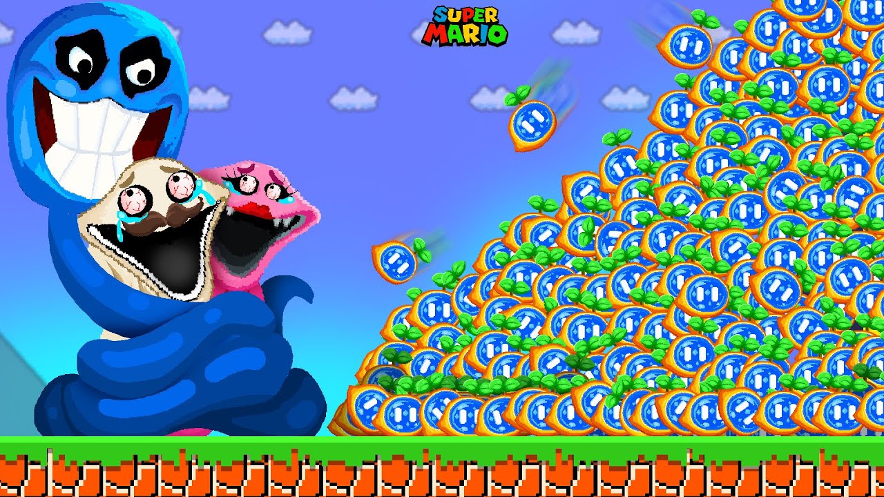 Super Mario Bros. Upgrading Hungry Worm to Become IMMORTAL with 1,000,000 Seeds