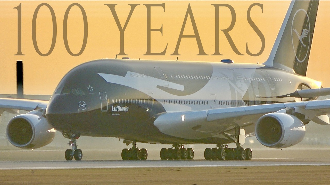 FIRST FLIGHT OF 100 YEARS A380 Lufthansa Airbus A380-800 Departure at Munich Airport!