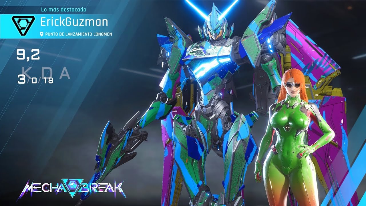 Falcon 3 / 0 / 18 Triple Kill : Mecha Break Gameplay