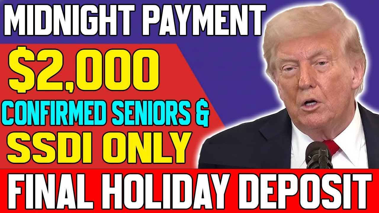 Midnight Social Security Update CONFIRMED – Final Holiday Deposit for Seniors & SSDI!