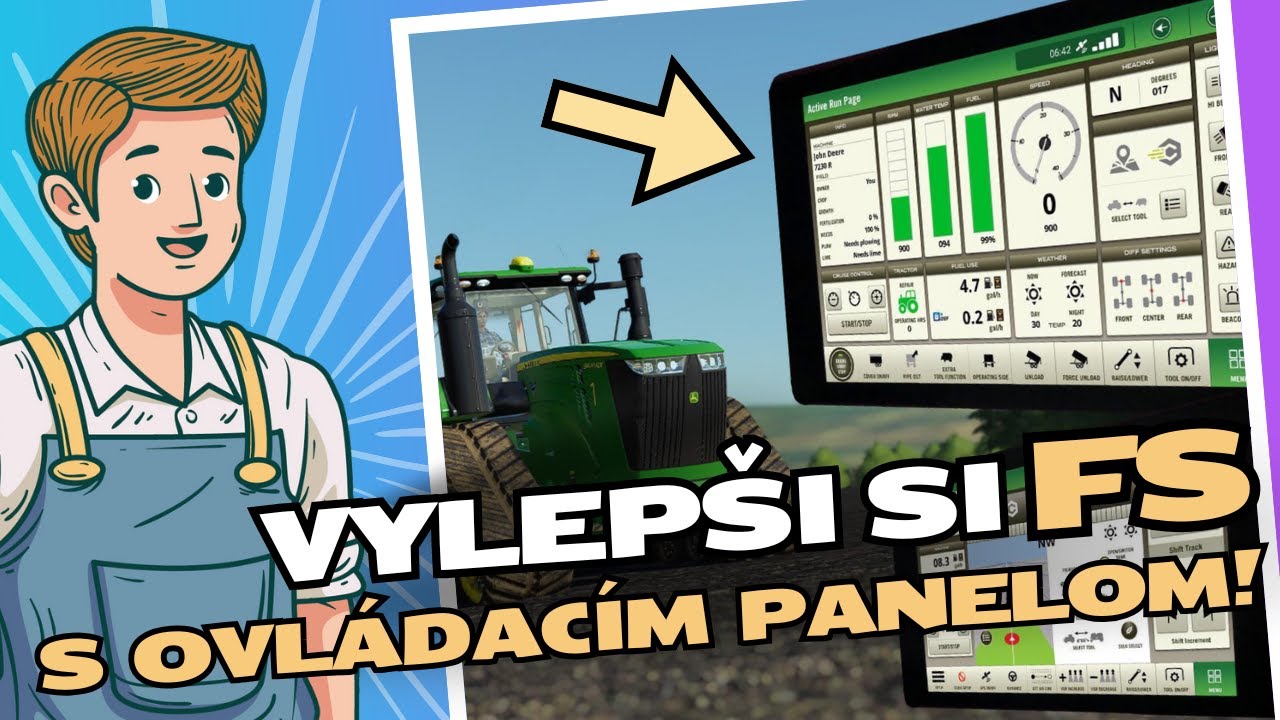 📲 Návod na OVLÁDACÍ PANEL pre Farming Simulator | 🚨 TUTORIAL SIM DASHBOARD | 2025 | CZ/SK 🚜