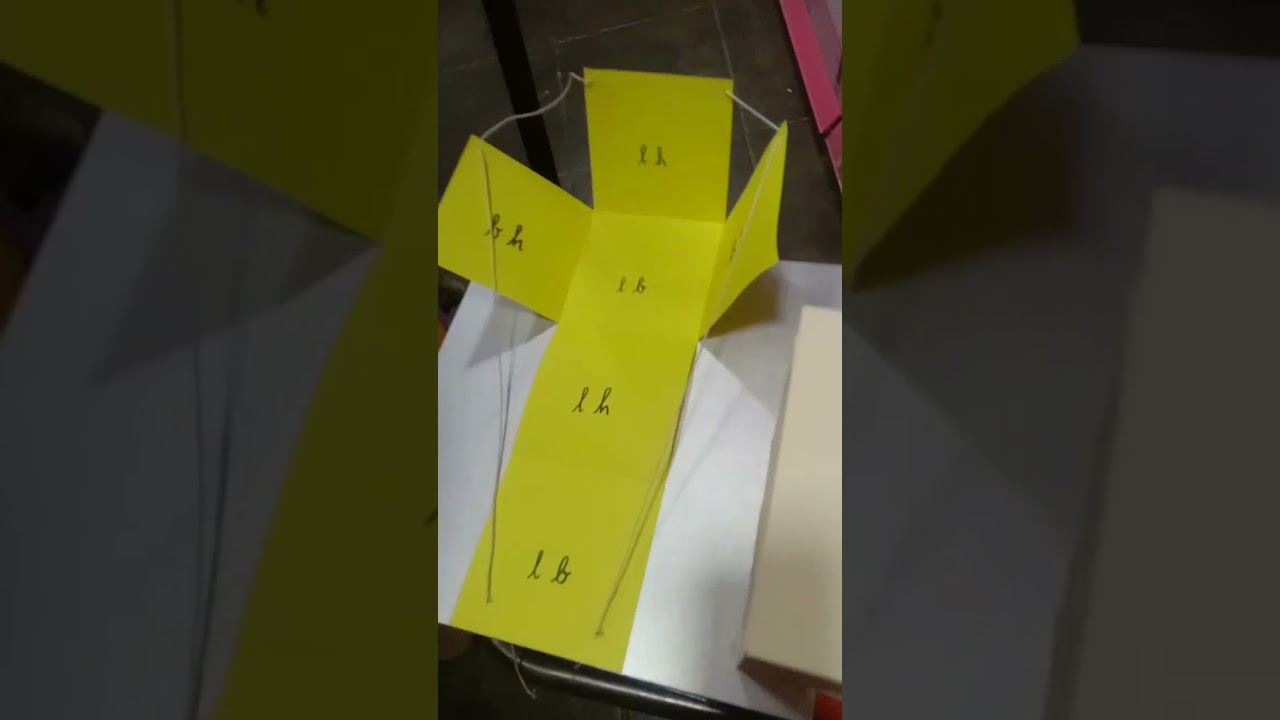 Total surface area of cuboid working model