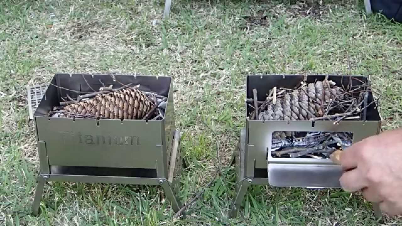 Sho's compact TAKIBI grill 【B-6 boy ti】Grill plate set　The first use 笑’s コンパクト焚き火グリルB-6君　ゆるキャン△