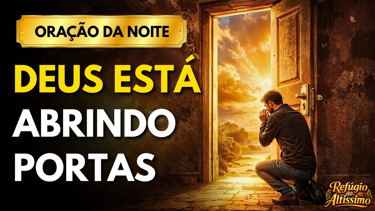 ORAÇÃO DA NOITE | Deus Está Abrindo Portas Que Ninguém Pode Fechar 🙏✨