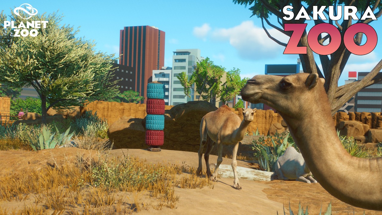Строим самый большой ареал обитания в зоопарке Planet Zoo! | Зоопарк Сакура