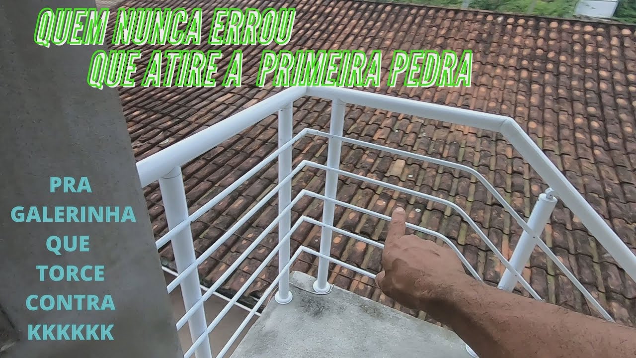 Não cometa o mesmo erro que eu no corrimão de alumínio com tubo redondo