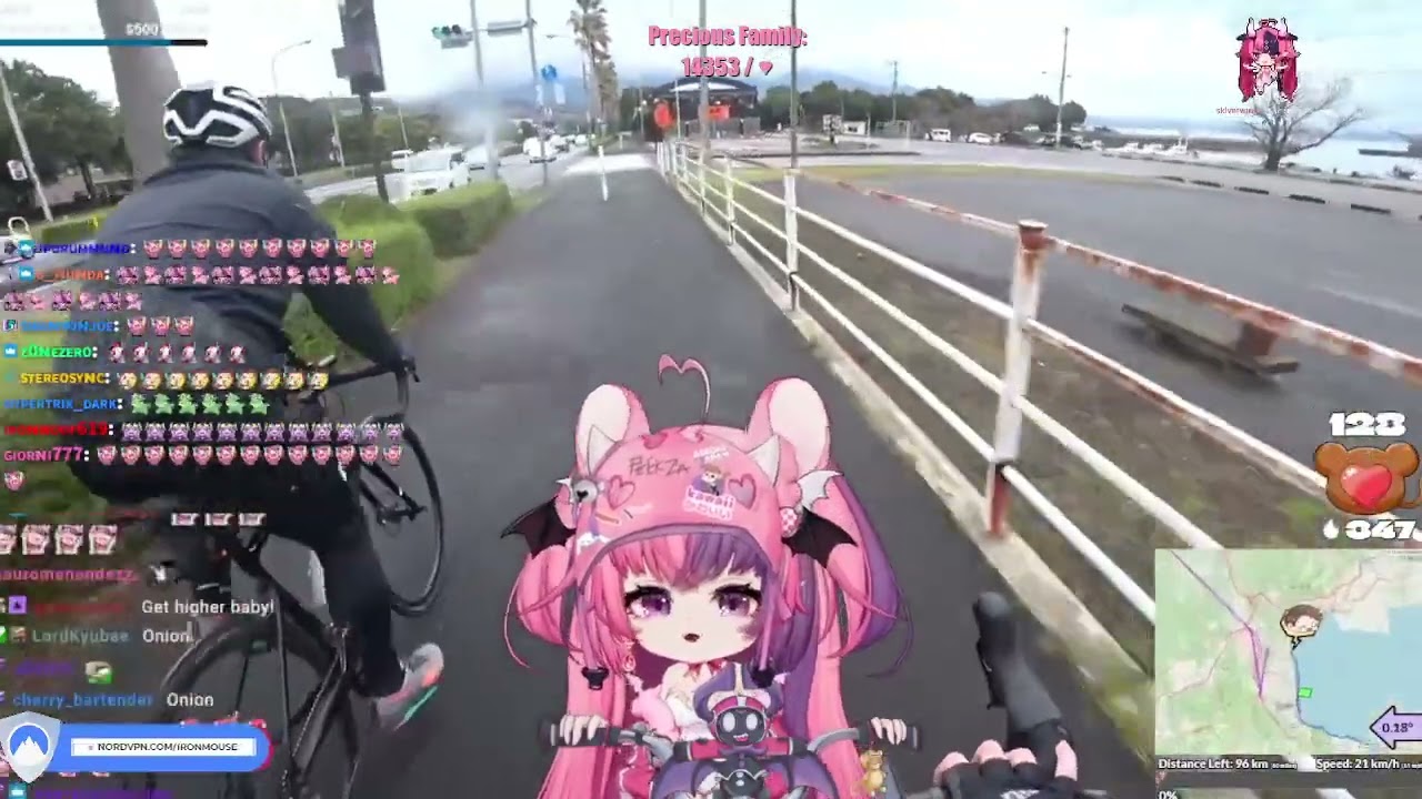 Ironmouse sings Mi Burrito Sabanero on CDawgVA charity cyclethon