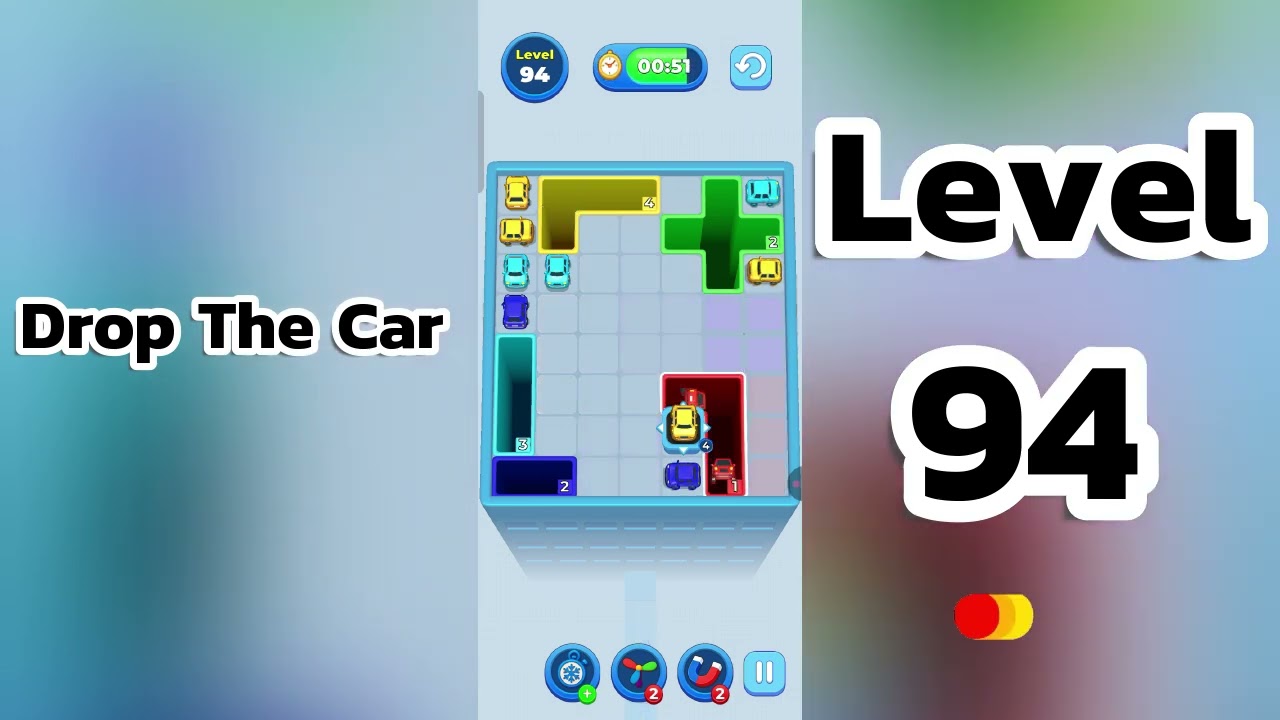 🚗 Drop The Car Level 94  Walkthrough | Car Puzzle Game Solution | Go Answer