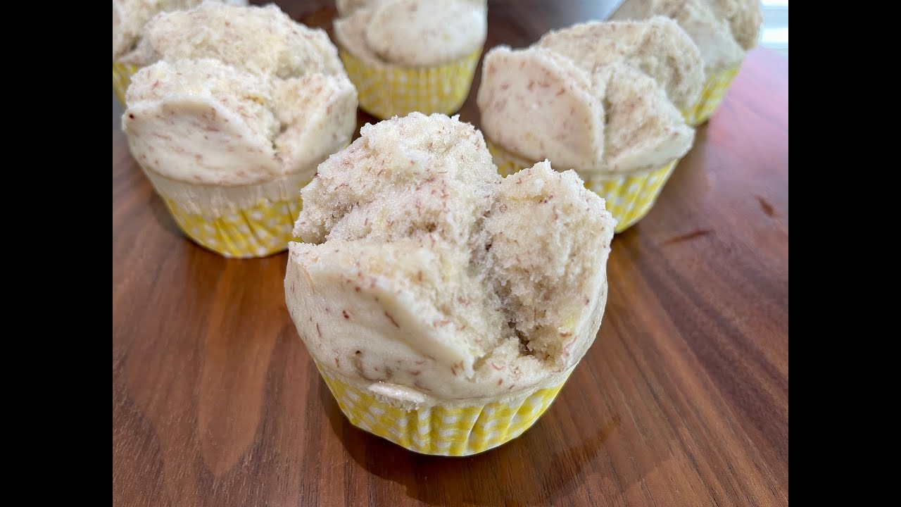 香蕉发糕 Banana Huat Kueh