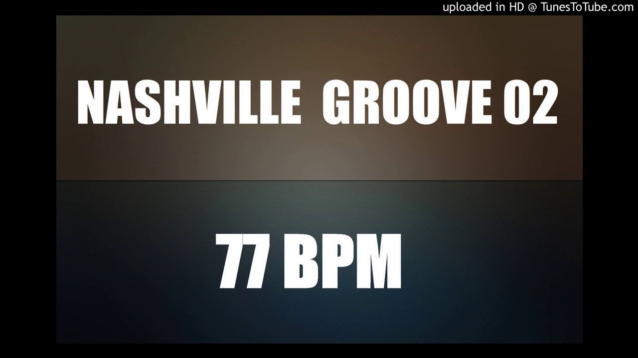 Nashville Groove 77 BPM - Drum Backing Track - Country 02