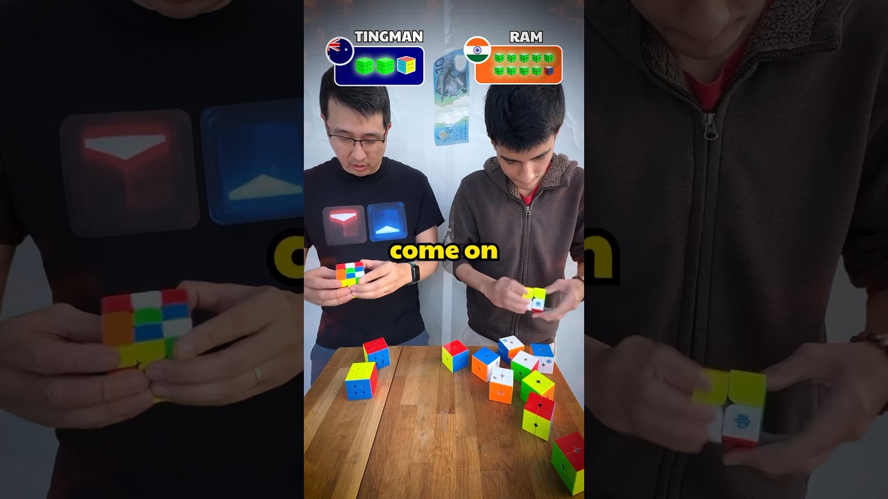 Can I Beat India&rsquo;s FASTEST Rubik&rsquo;s 2x2 Solver? 🇮🇳 @RamThakkar