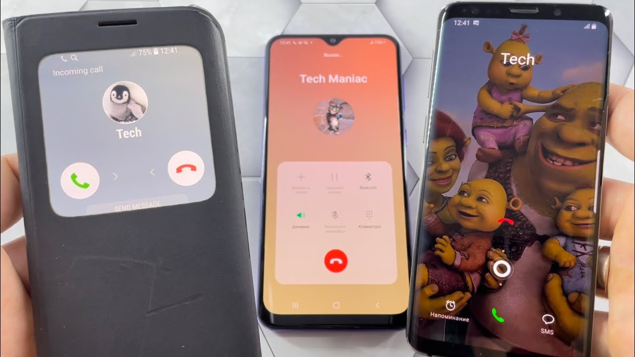 Incoming Calls Samsung Galaxy S7 & Galaxy A50 & Samsung S9 Outgoing Call