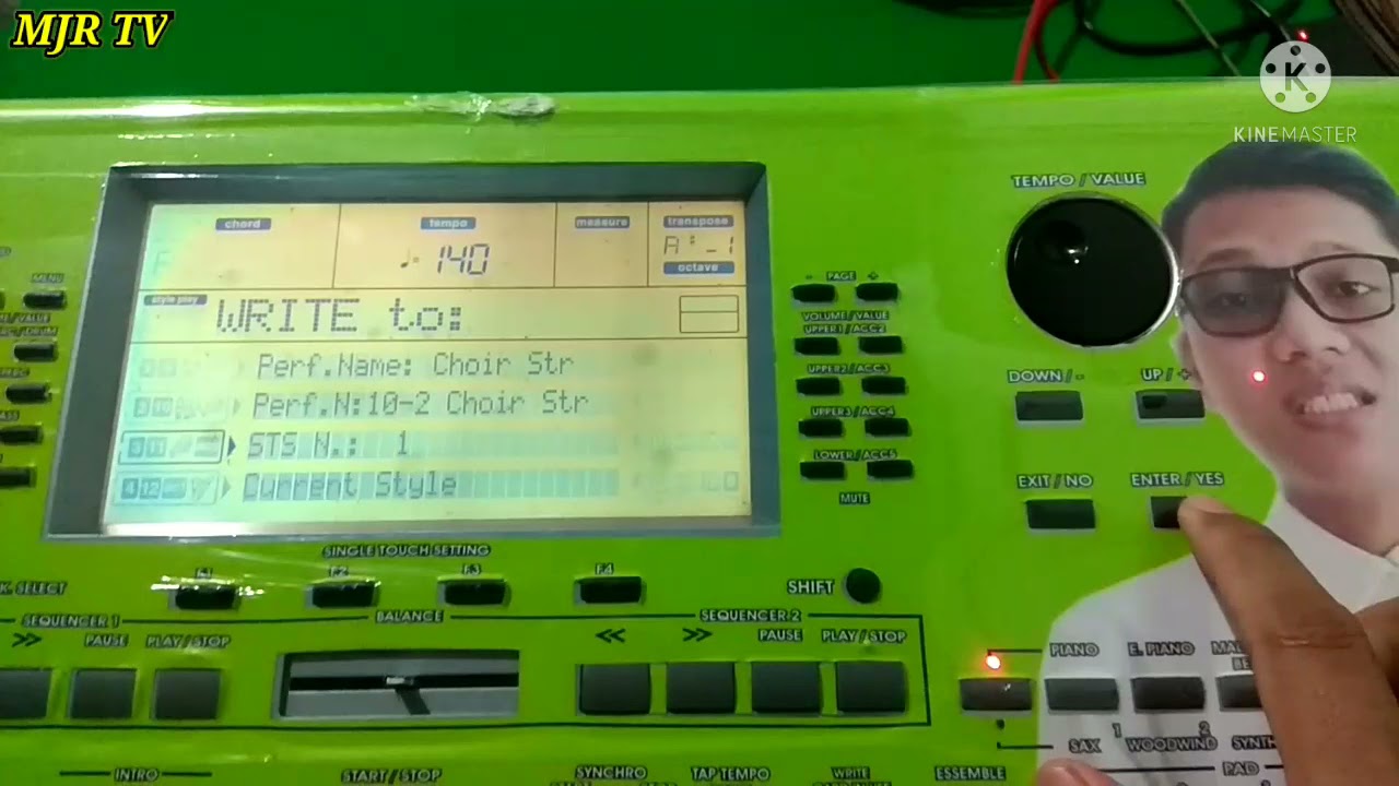 cara menyimpan voice di  f1 ,F2 DAN F3 DI KORG PA 50 SD, PA 50FD DAN MICRO ARRANGER..