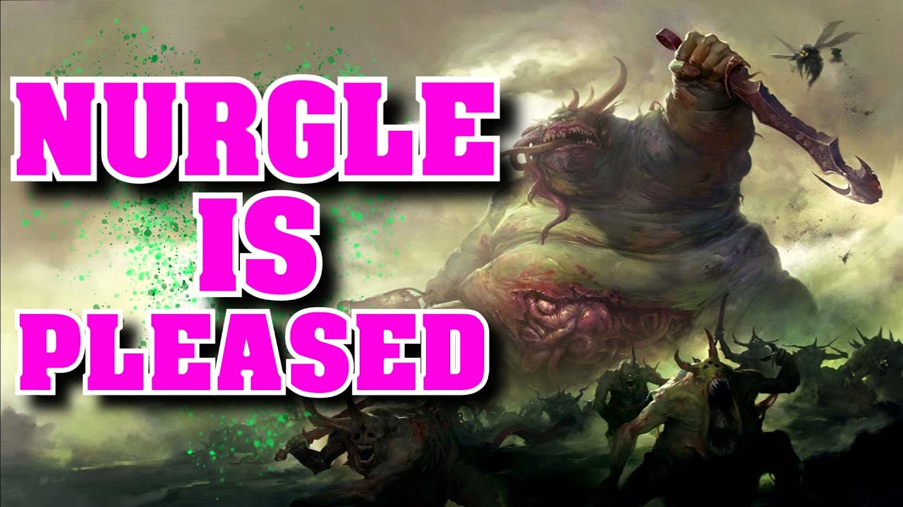 Who is Nurgle? - Showing off my Great Unclean One uwu - Warhammer Wednesday