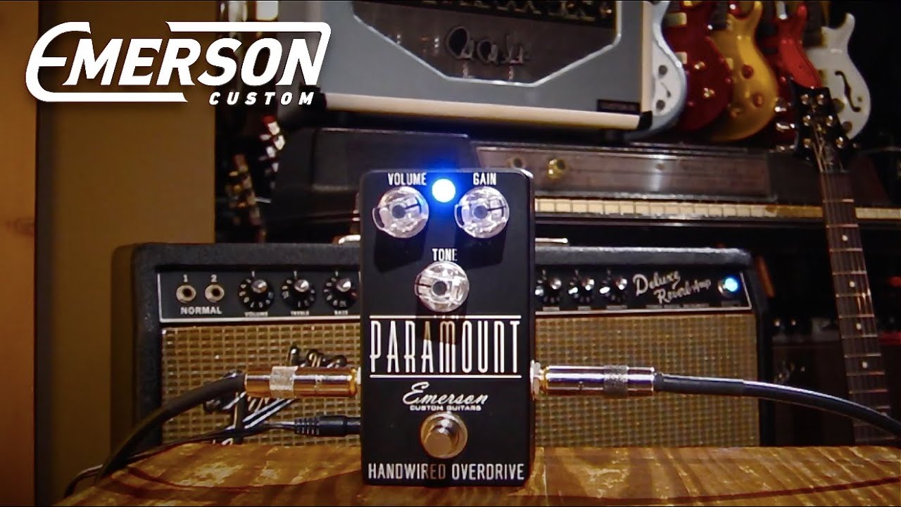 (HD) Emerson Custom PARAMOUNT Handwired Overdrive demo by Bryan Ewald