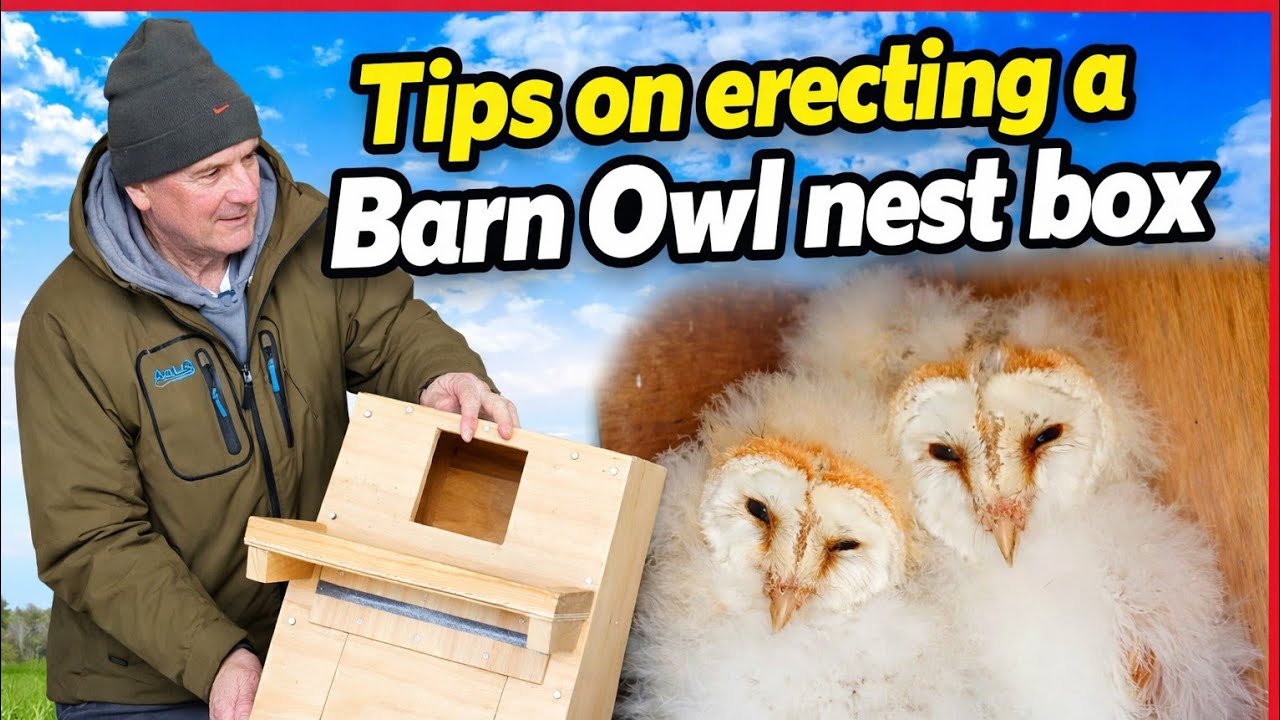 Tips on erecting a Barn Owl nest box. 