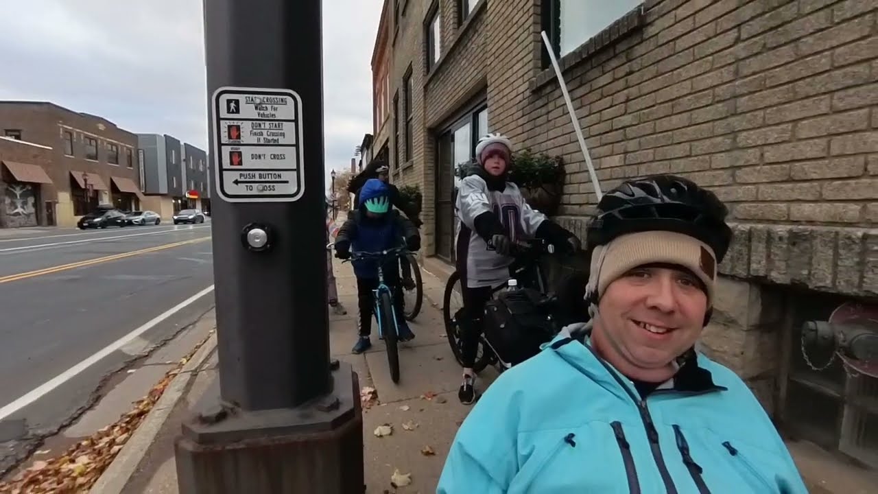 The ride to the Spooky Ride by Nicollet Bike Shop