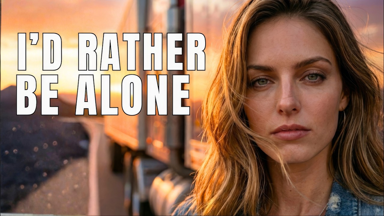 I’d Rather Be Alone - Emberly Kincaid | Country Pop Lyric Video