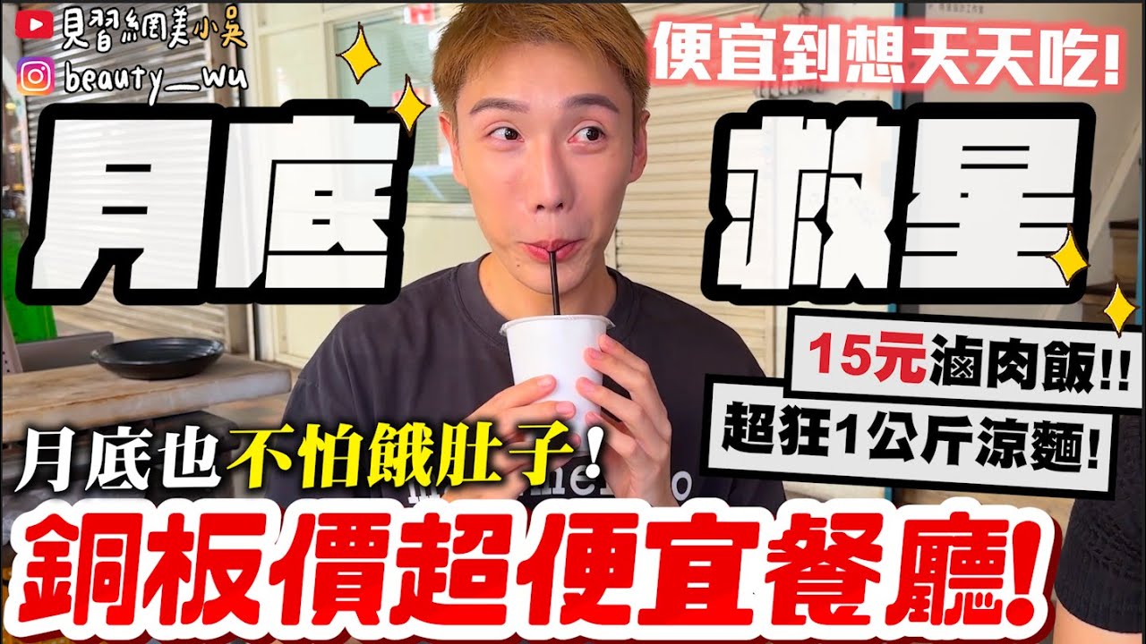 【小吳】15元滷肉飯...10元奶茶是真的😱『銅板價