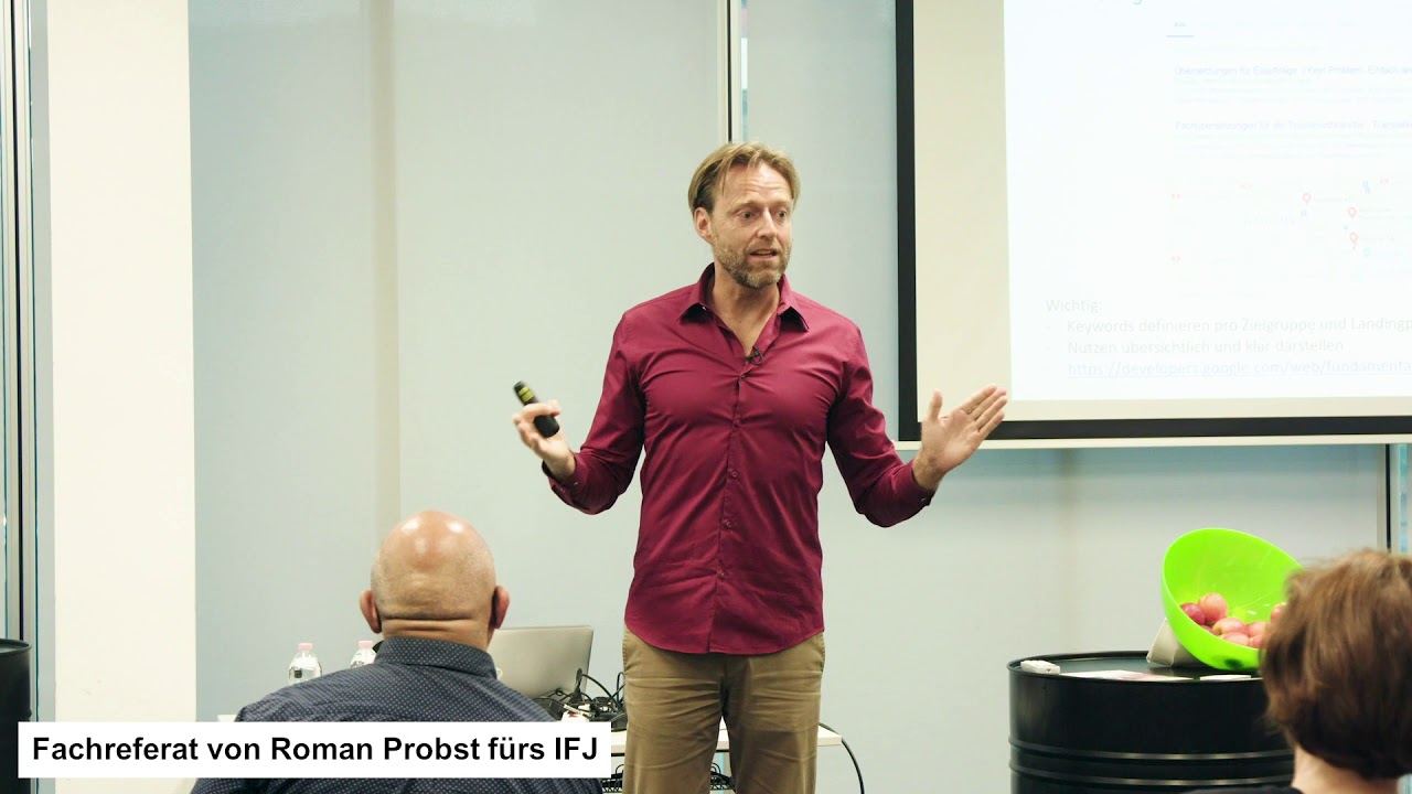 Roman Probst: Fachreferat f&uuml;rs IFJ