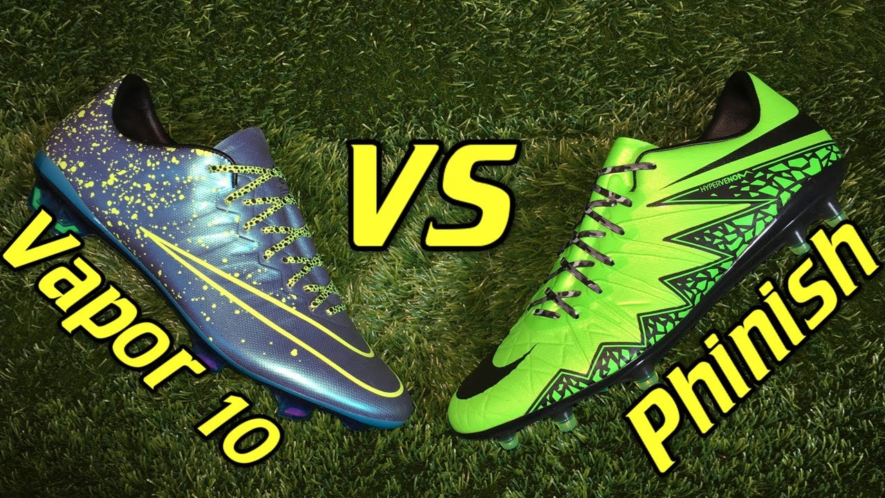 Nike Mercurial Vapor 10 VS Hypervenom Phinish - Comparison + Review